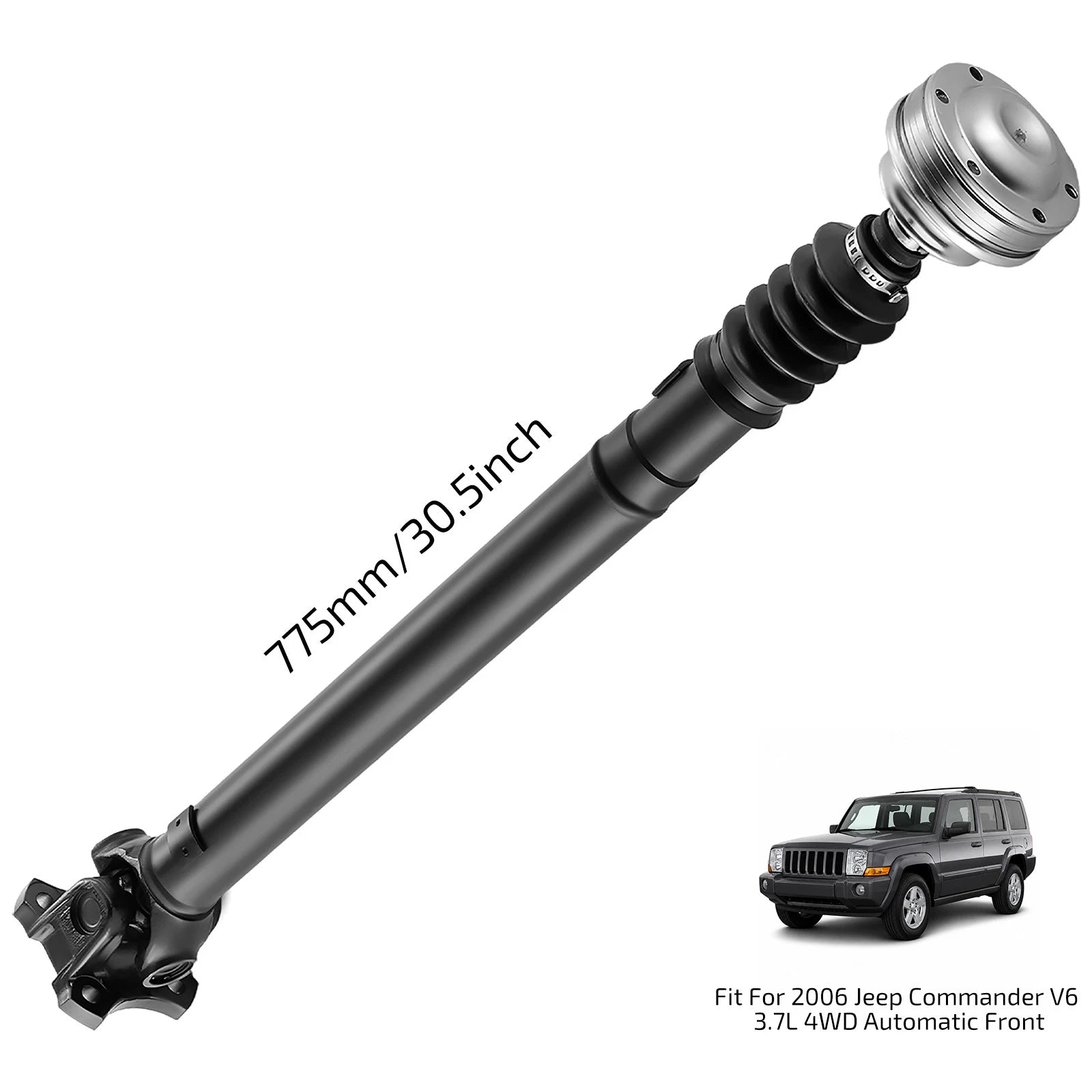 Front Driveshaft for Jeep Grand Cherokee (2006–2010) 5.7L, 6.1L, Commander 3.7L