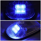 5Pcs Chrome Housing Blue LED Cab Roof Running Light for Dodge Ram (1999–2001)