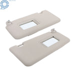 Sun Visors Pair for Nissan Versa (2007–2012) with Mirror Gray