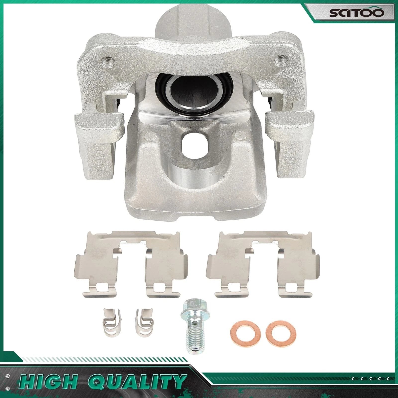 Rear Left Brake Caliper w/ Bracket for Toyota Avalon (2008–2011)