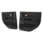 Black Inner Rear Door Panels for Dodge Ram 1500 2500 3500 (2013–2018)