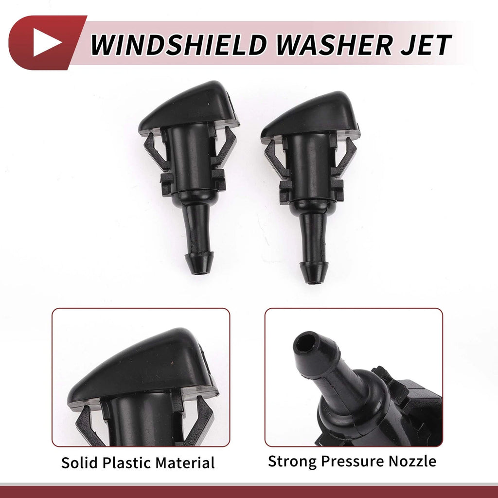 2X Windshield Washer Nozzle for Chevrolet Silverado 1500 Suburban (No.23181646)
