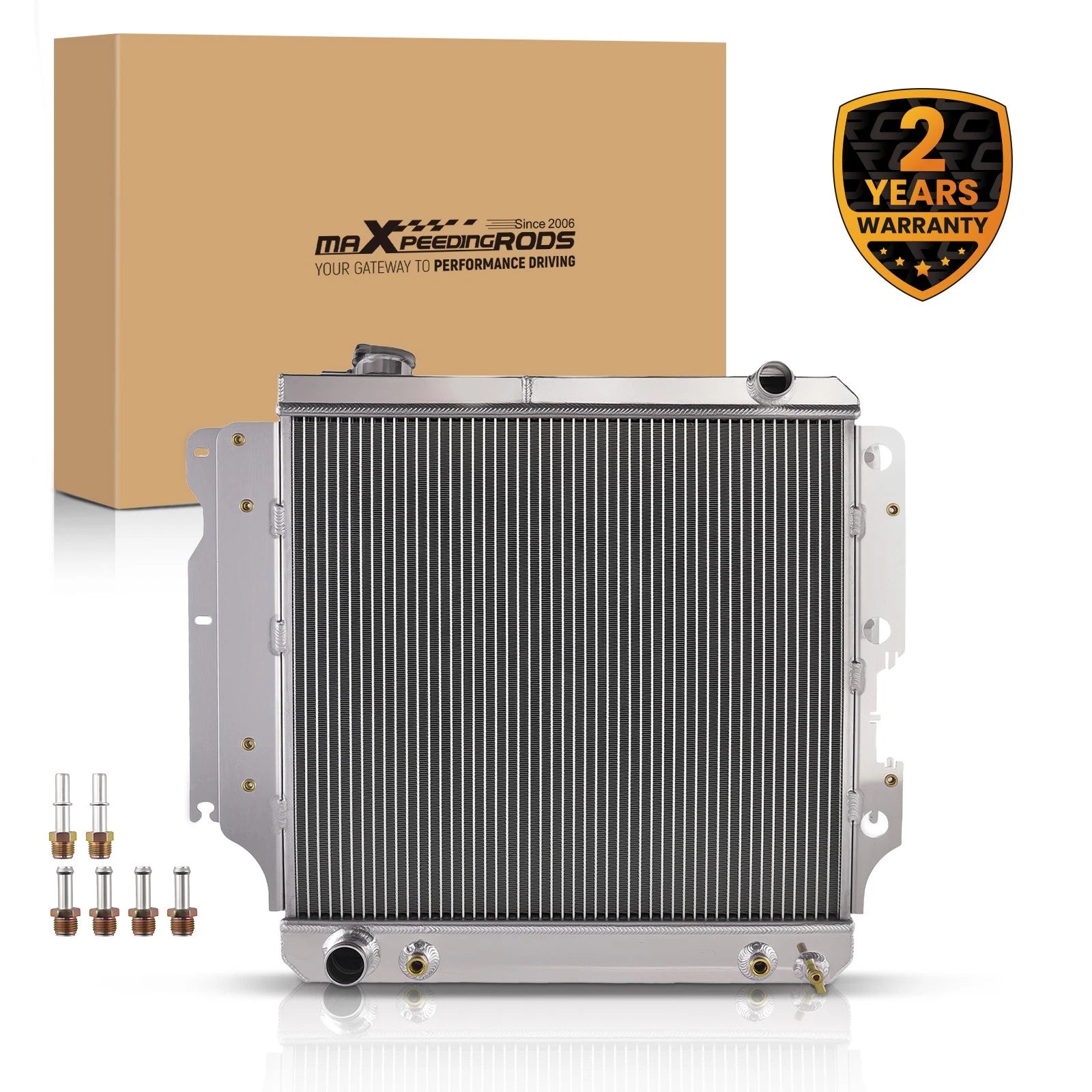 4 Row Aluminum Radiator for Jeep Wrangler (1987–2006) 2101