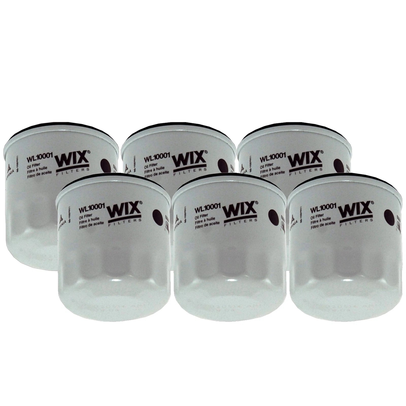 Set of 6 Engine Oil Filters for Chevrolet Spark (2013–2022) - Wix