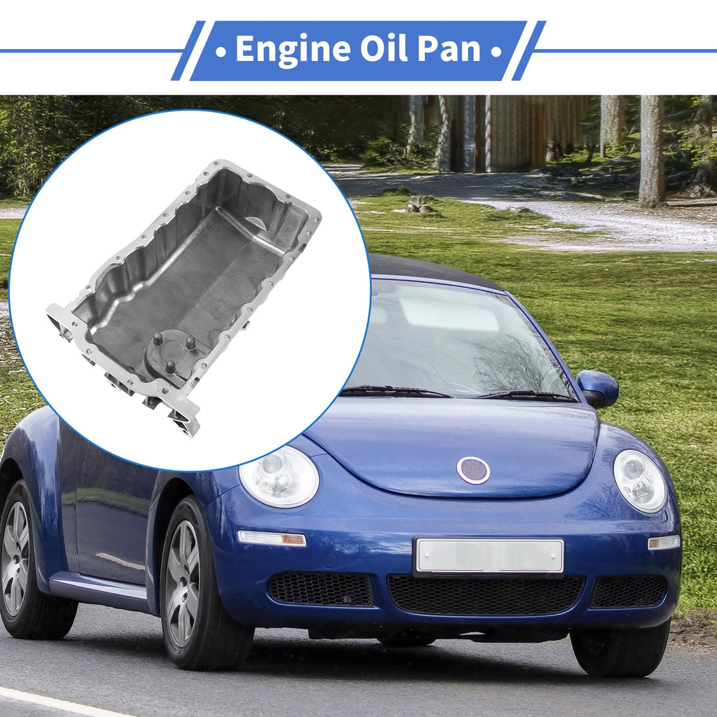 1 Pc Engine Oil Pan for Volkswagen Beetle (1998–2006) No.038103603NA Aluminum