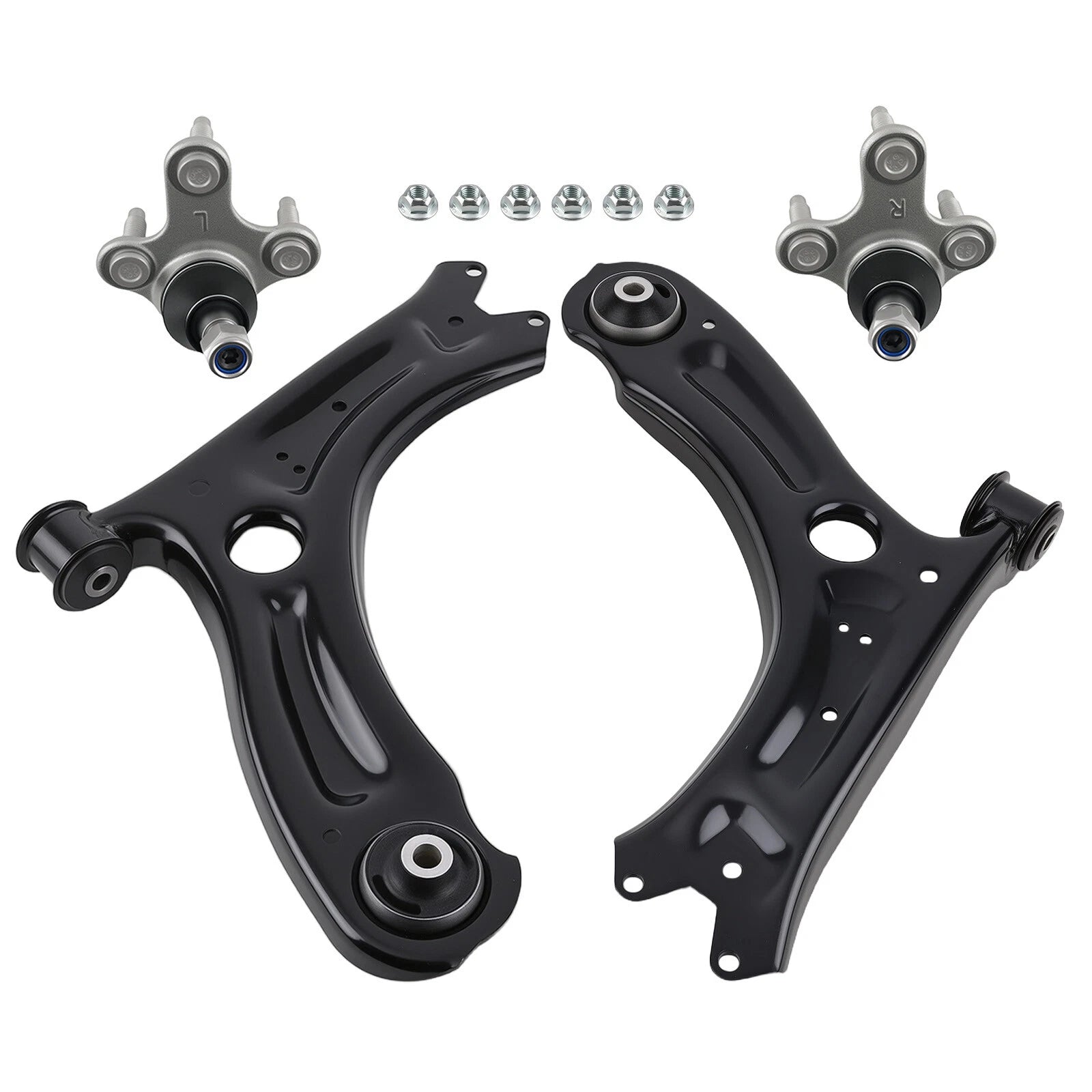 2x Front Lower Control Arms w/ Ball Joints for 2011-2017 2018 Volkswagen Jetta