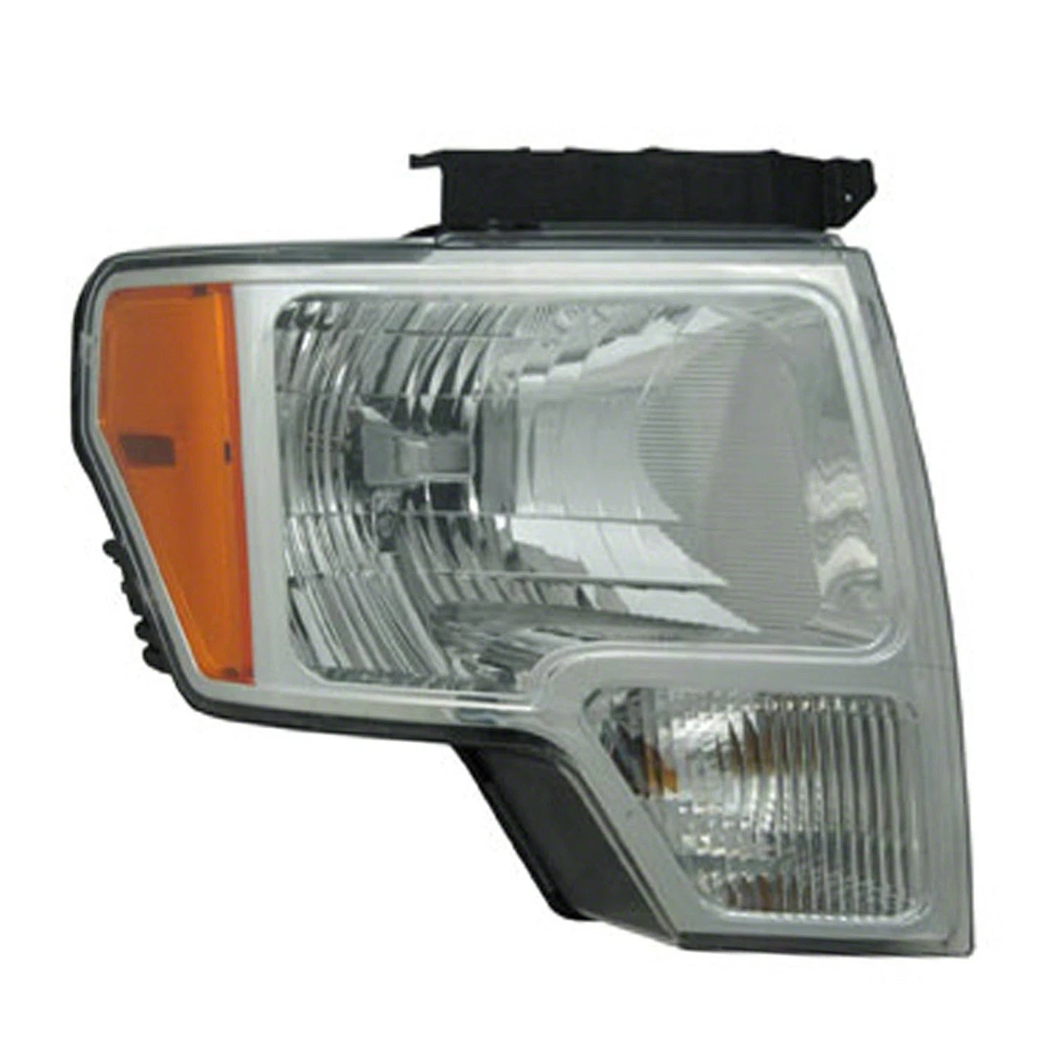 Replacement Passenger Side Head Light Assembly w Chrome Trim for Toyota Camry (2012–2017)
