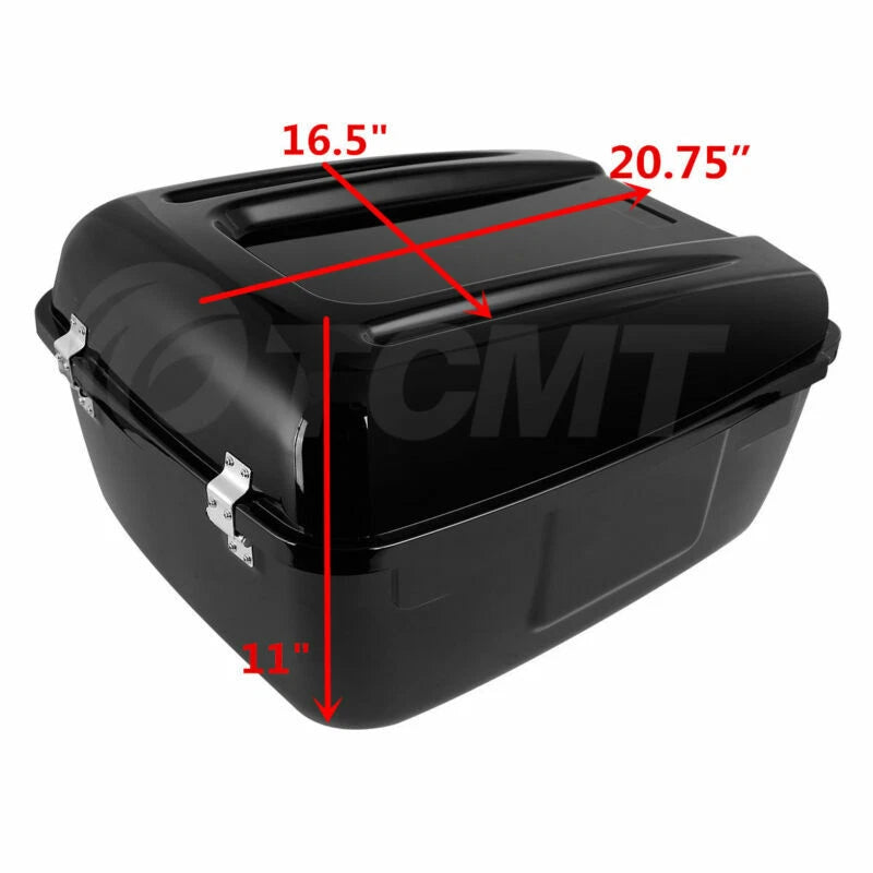 Unpainted Police Trunk for Harley Touring Road King Electra Glide (2014–2023)