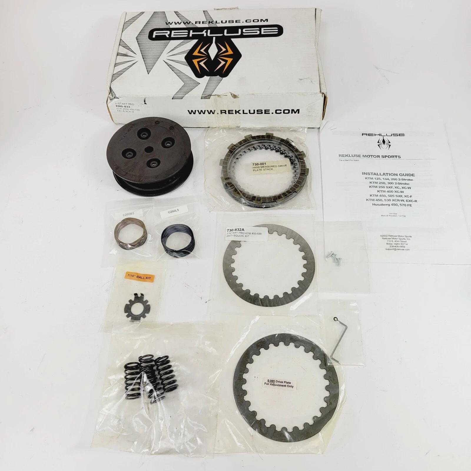 Z-Start Pro Clutch for KTM 450/530 EXC, 400/450/530 XC-W/XCRW (2008–2011)