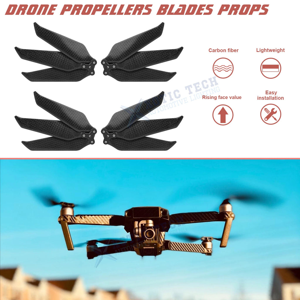 Low-Noise Carbon Fiber Propellers for DJI Mavic 2 Pro/Zoom (2018–2023)