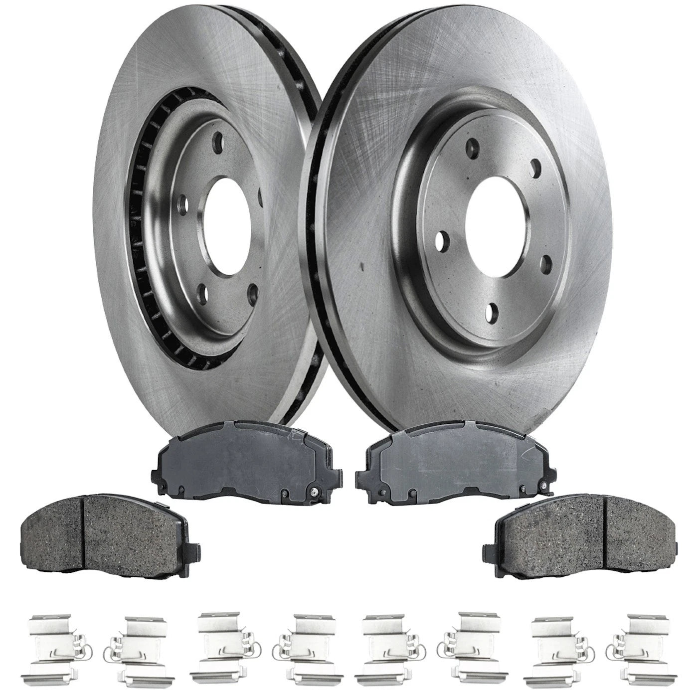 Front Brake Disc Rotor and Pad for Dodge Grand Caravan Journey Pacifica