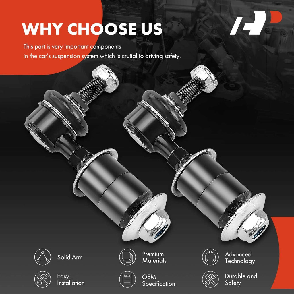 2X Front Stabilizer Bar Link for Chevrolet GMC Mitsubishi Suzuki XL-7 (2001–2006)