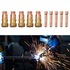 Welding Collet Kit Gas Lens for TIG 17 18 26 (17GL332, 10N24S, 3/32)