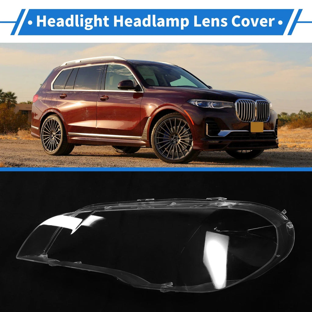 1 Pcs Front Left Headlight Lens Cover for BMW X5/E70 (2008-2013)