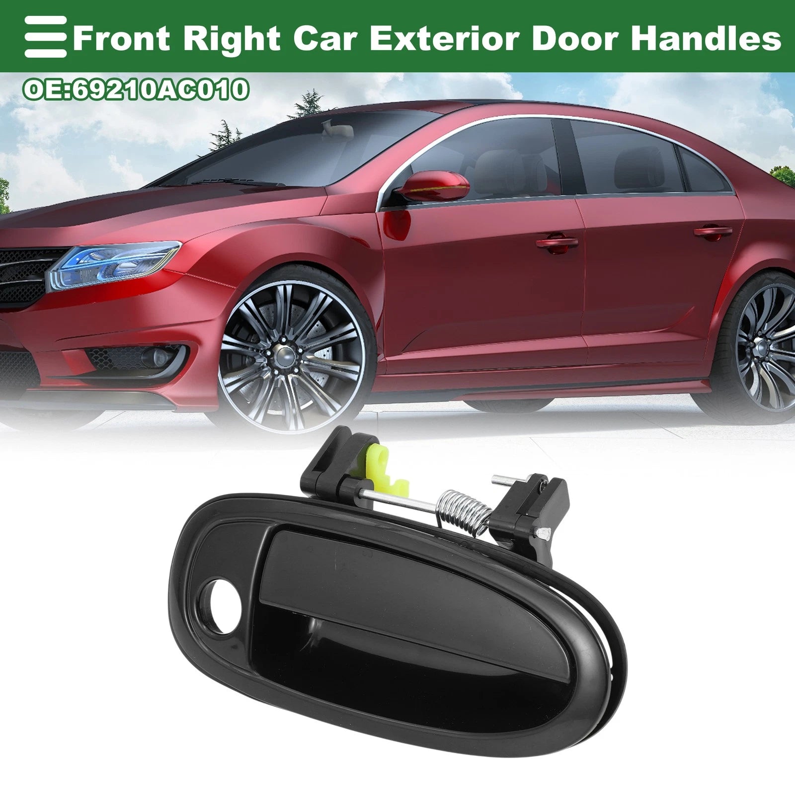 Front Right Door Handle No. 69210AC010 for Toyota Avalon (1995–1999) Black