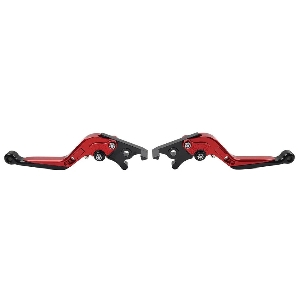 CNC Folding Extendable Brake Clutch Levers for Honda VFR1200F (2010–2014) Red
