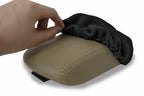 Fleece Console Lid Armrest Cover for Toyota RAV4 (2001–2005) Black