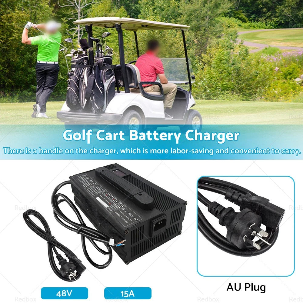 48V 15A Golf Cart Battery Charger for EzGo Club Car DS TXT Yamaha (2000–2023)