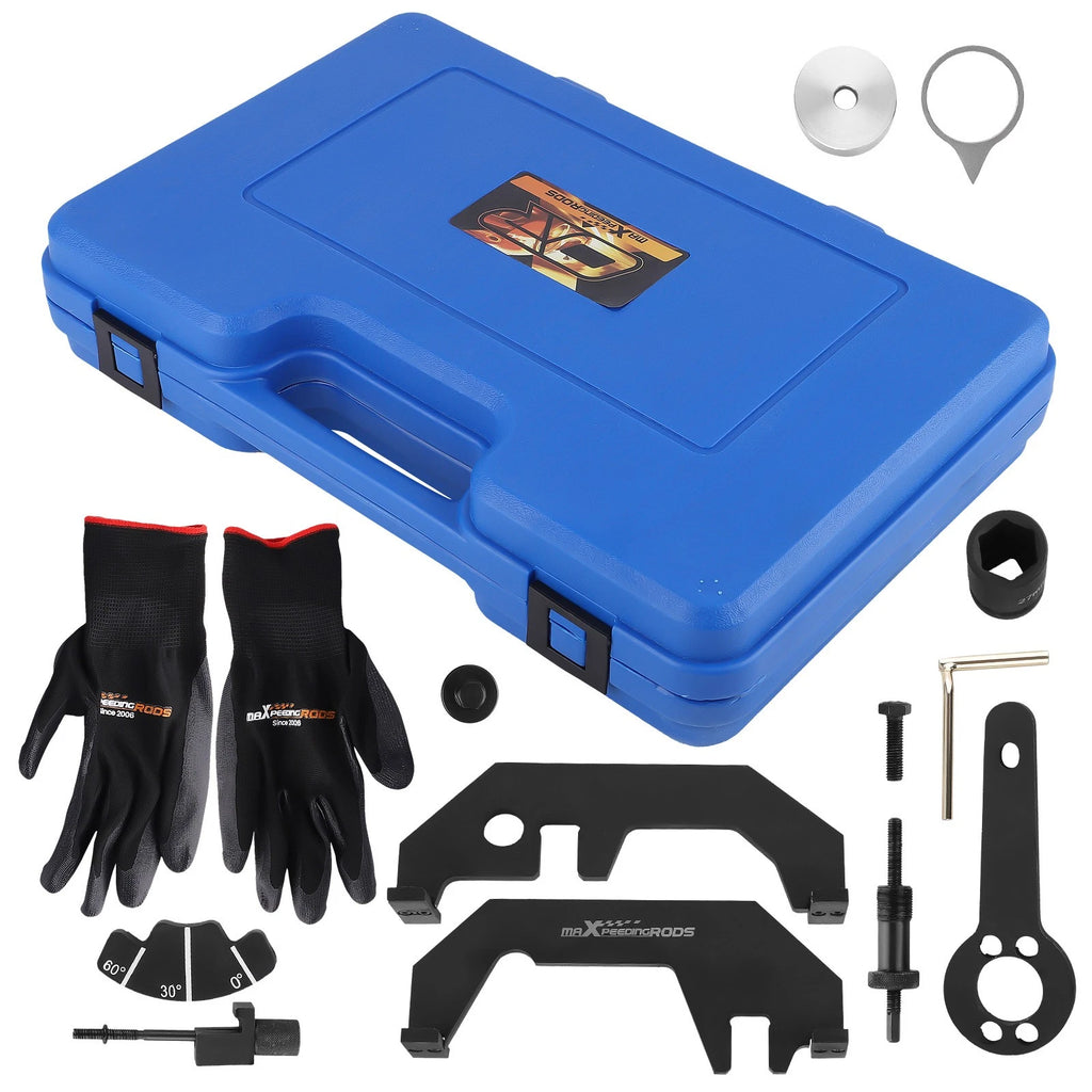 Camshaft Alignment Extractor Installer Tool Set for BMW N62/N62TU/N73 (12 pcs, 2005–2015)