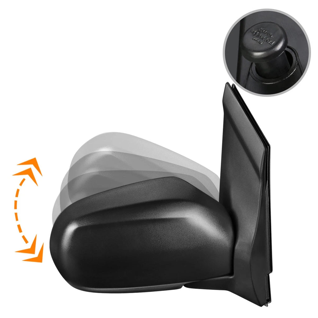 Manual Adjustable Side Rear View Door Mirror Right for Mazda MPV (2000–2006)