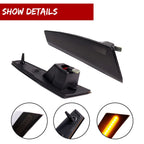 Smoked Lens Amber LED Side Marker Lights for Jeep Liberty (2008–2012)