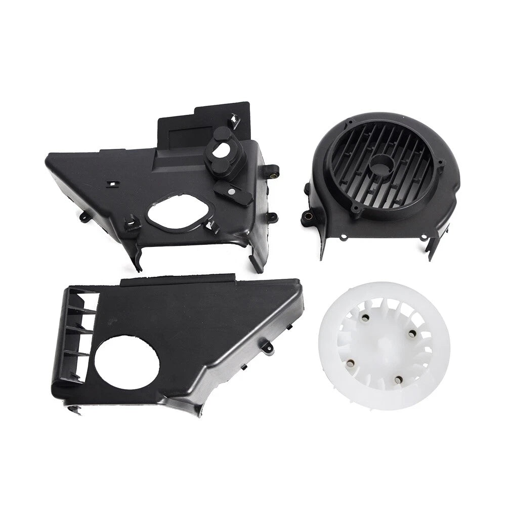 Complete Air Cool Shroud Kit w/ Fan for GY6 150cc ATV Go Kart Buggy Scooter (2000–2023)
