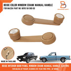Beige Window Crank Handle for Mazda B-Series B2000 B2200 Bravo (85-98)
