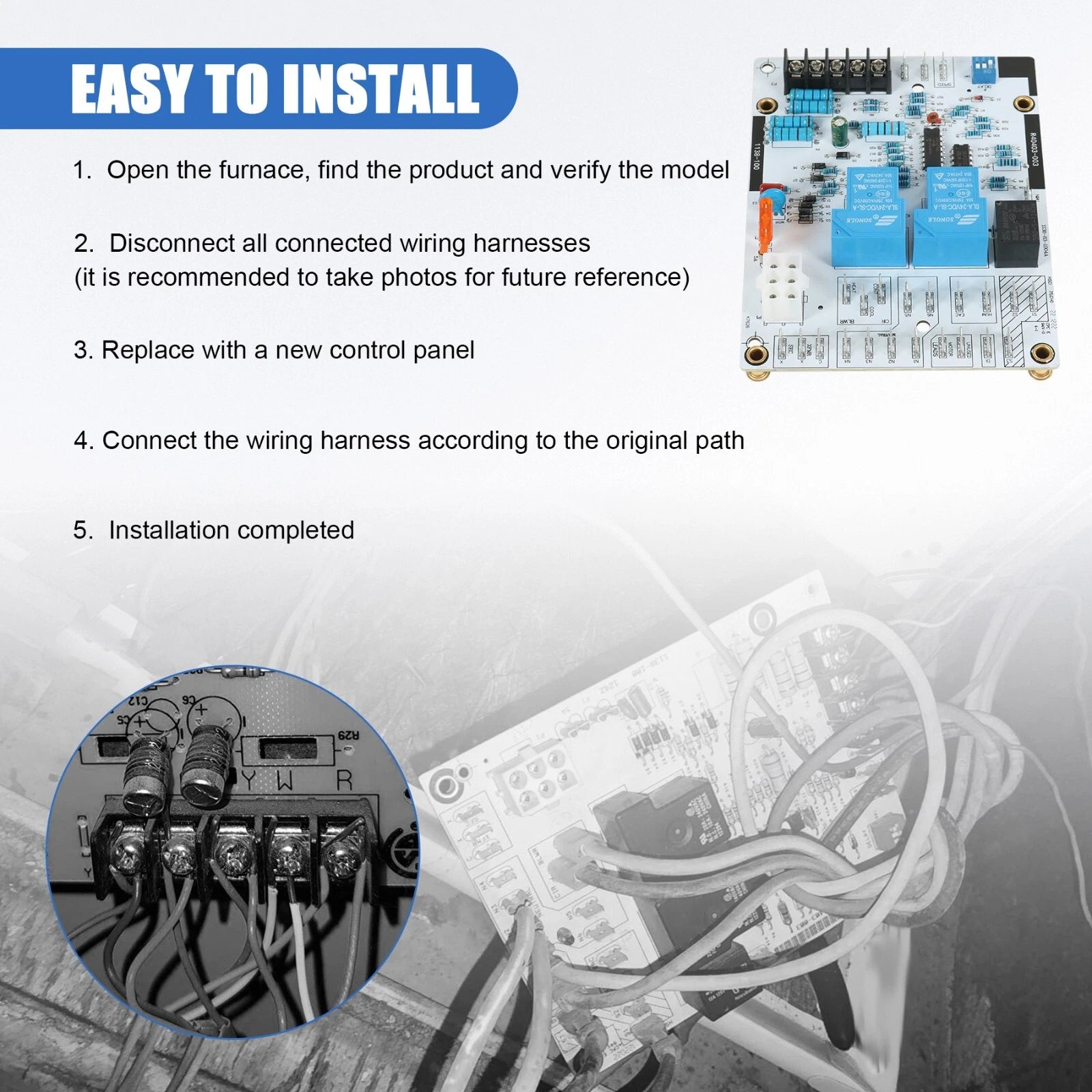 Blower Control Circuit Board for B/C Blower Controls (Furnace)
