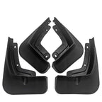 4Pcs Black Plastic Mudguards Splash Guards for Tiggo 8 (2018-2020)