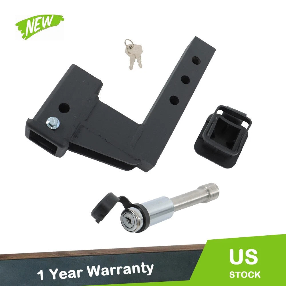 Trailer Hitch Extender for 2 Inch Receiver (6 Inch Rise/Drop)