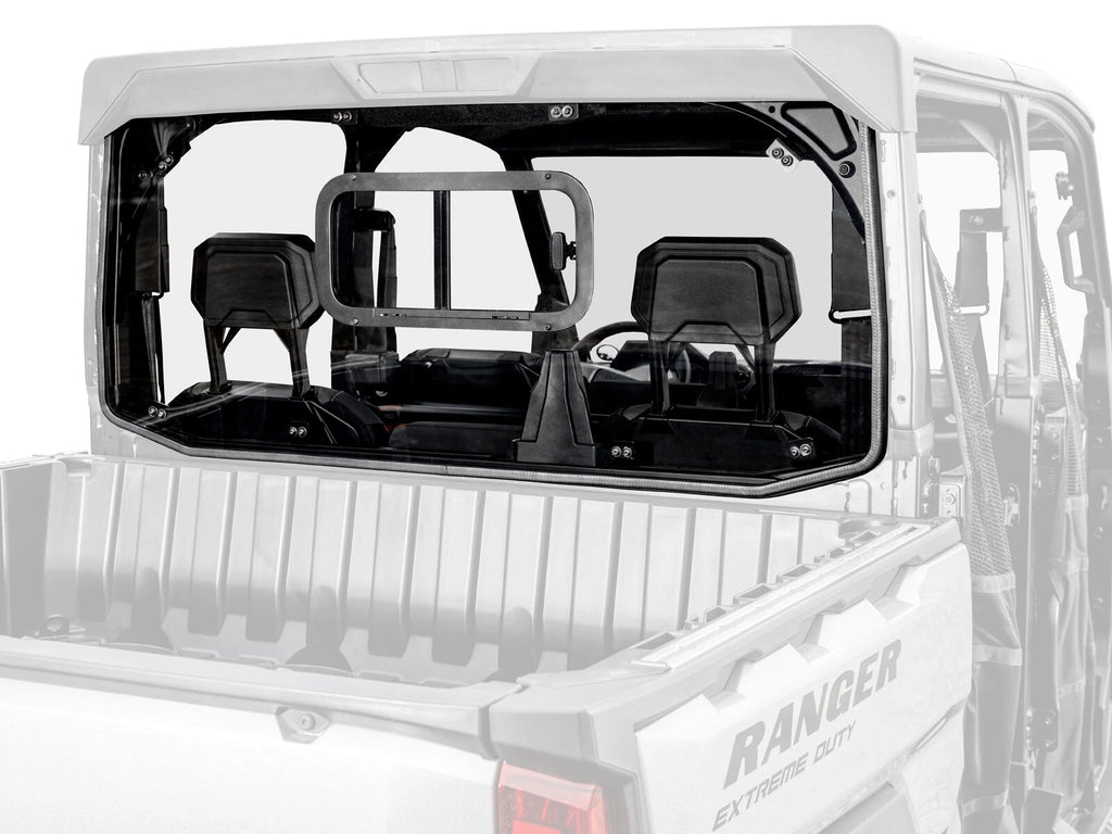 Sliding Rear Polycarbonate Windshield for Polaris Ranger XD 1500 (2018–2023)