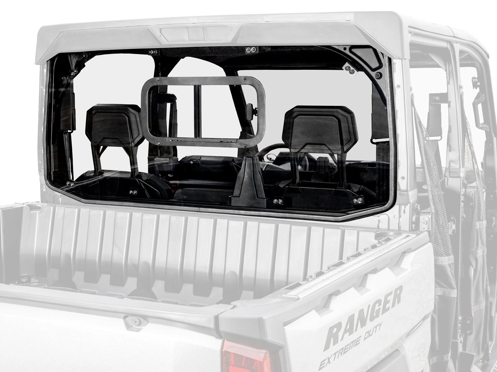 Sliding Rear Polycarbonate Windshield for Polaris Ranger XD 1500 (2018–2023)