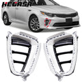 Set of 2 Chrome Fog Light Bezels for Kia Optima (2016–2018)