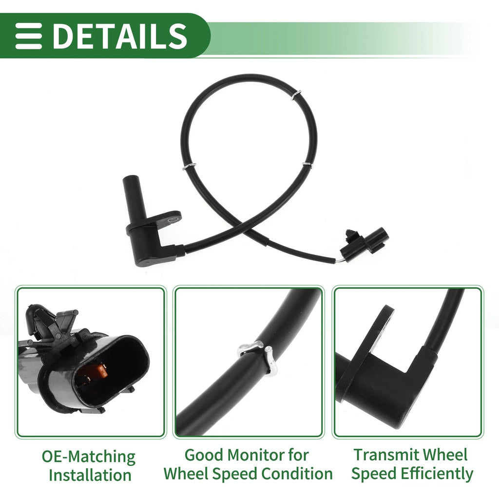 ABS Wheel Speed Sensor No.MR407991 for Mitsubishi Space Runner (1991–1998)