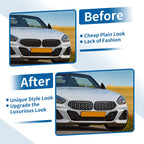 Pair Front Upper Bumper Grille for BMW Z4 G29 (2019–2023) Half Chrome