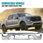 Chrome Steel Front Bumper Face Bar for Ford F-150 (2021–2023)
