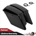 5" Stretched Extended Hard Saddlebags for Harley Touring (2014–2024)