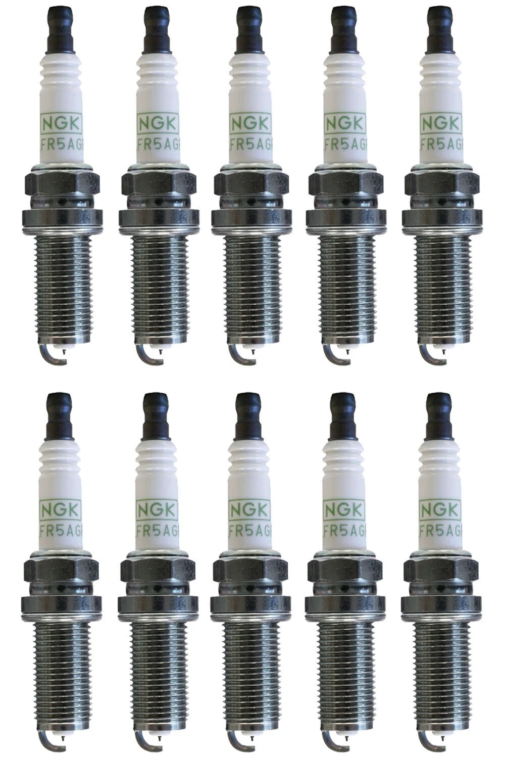 Set of 10 NGK G-Power Platinum Spark Plugs for Hyundai Nissan Toyota