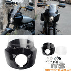 11" Windshield Headlight Fairing for Harley Dyna Street Bob FXDB, Fat Bob FXDF