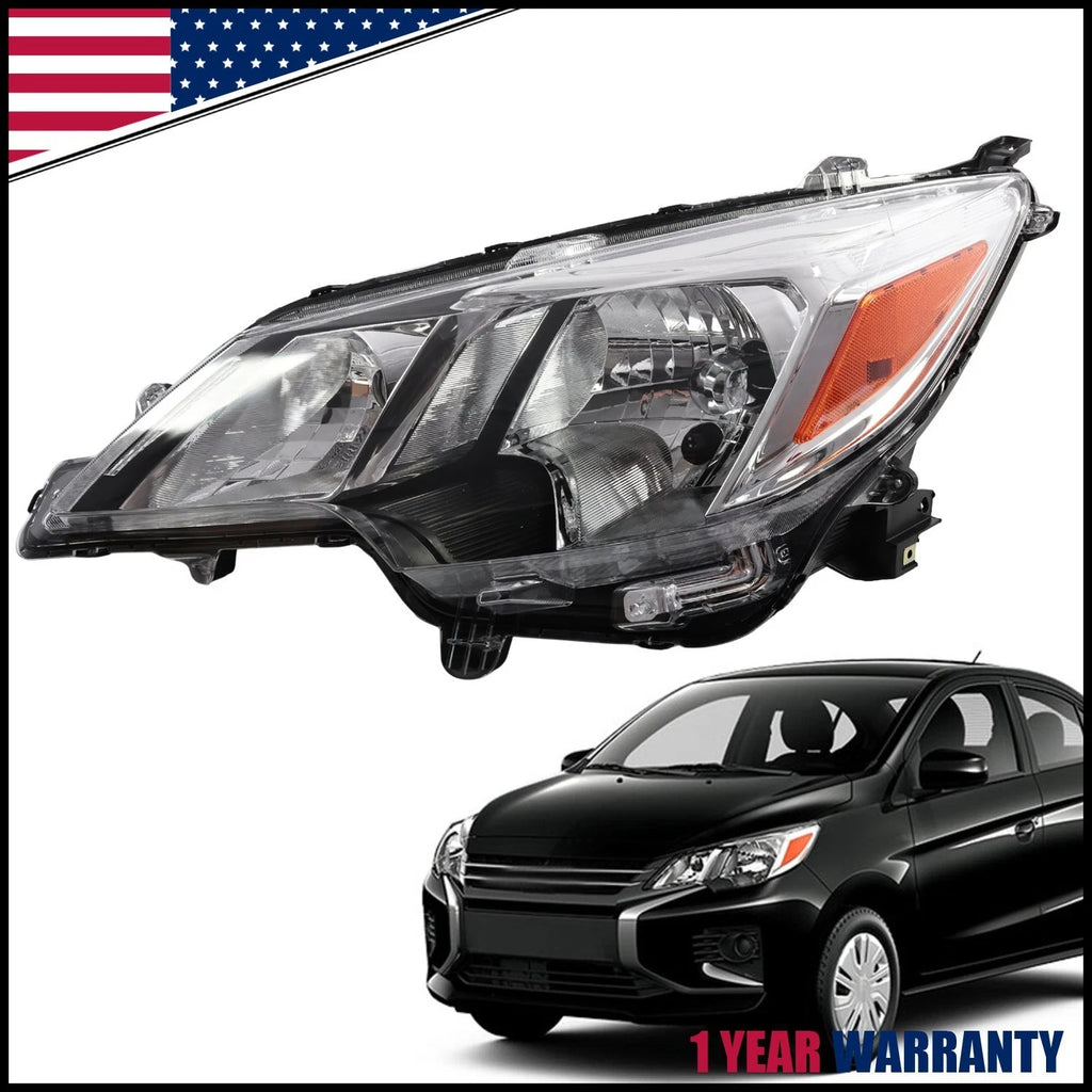Halogen Headlight for Mitsubishi Mirage/G4 (2021–2024) - Driver Side