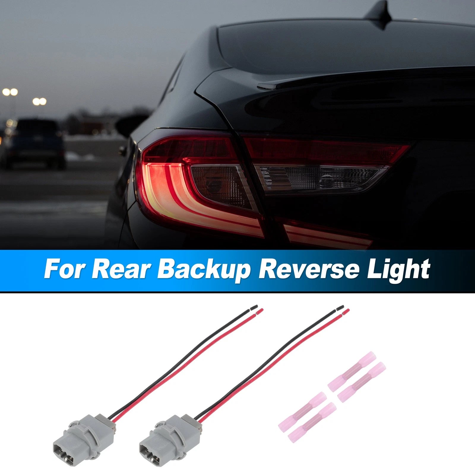 Rear Backup Reverse Light Bulb Socket Holder Wire Harness for Honda (2000–2005)