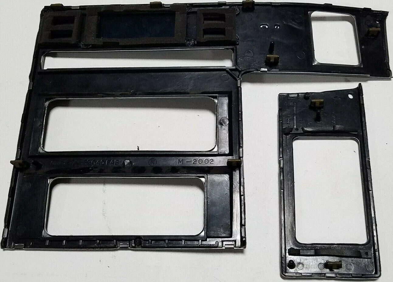 Set of 2 Center Dash Bezel Panels for Lincoln Mark VII (1987–1989)
