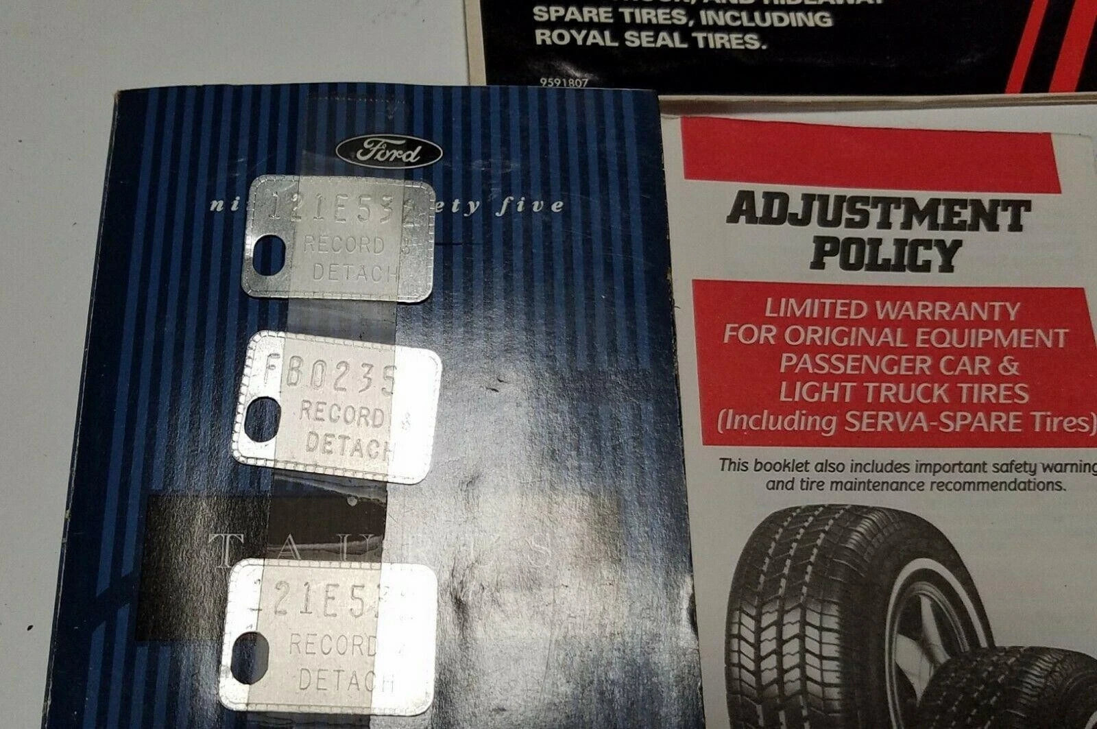 Owners Manual for Ford Taurus (1995)