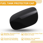 Fuel Tank Door Cap for Mercedes-Benz C180 C200 (2015-2020) - Clip Type Black