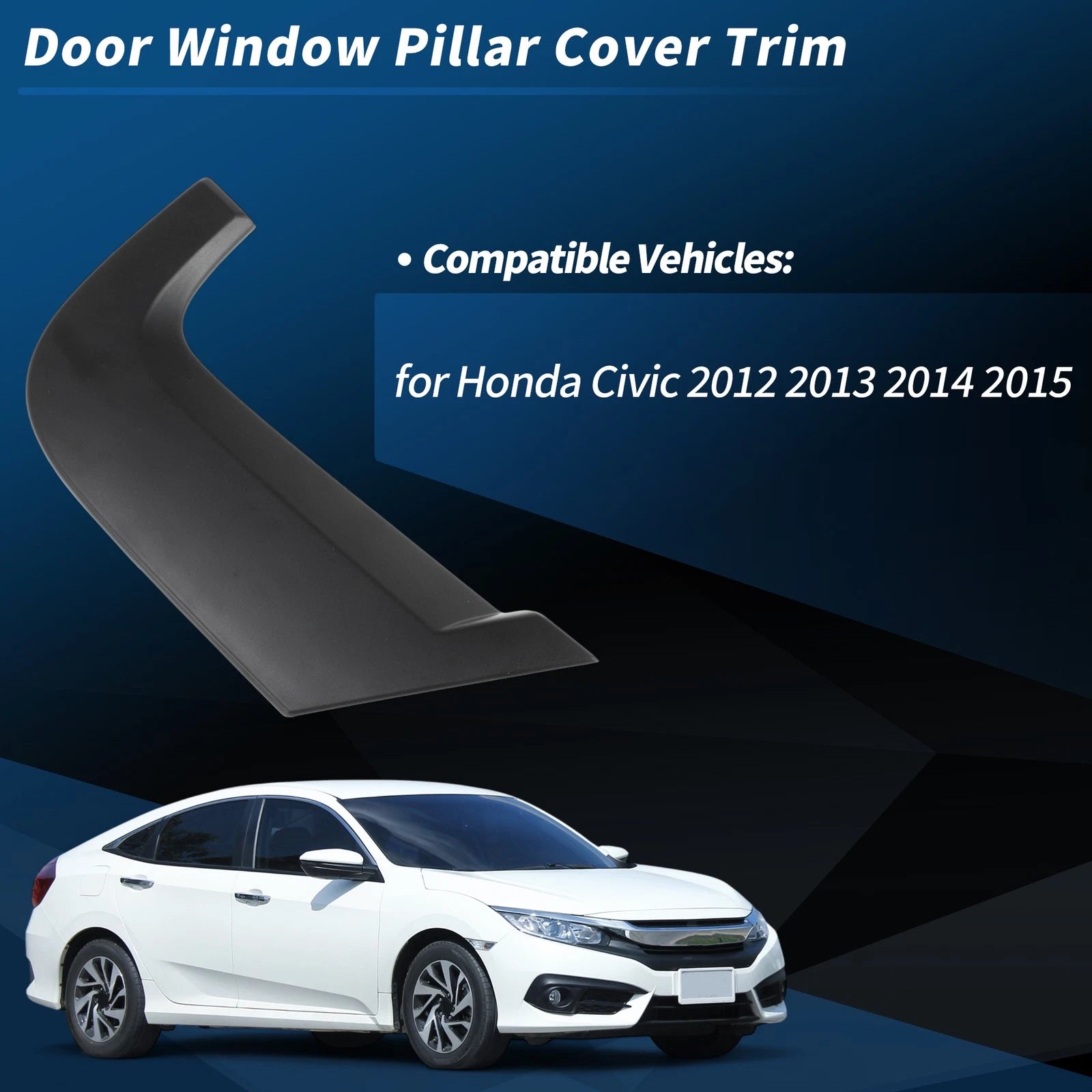 Rear Right C Pillar Window Cover Trim for Honda Civic (2012–2015) No.72721-TR3-A00