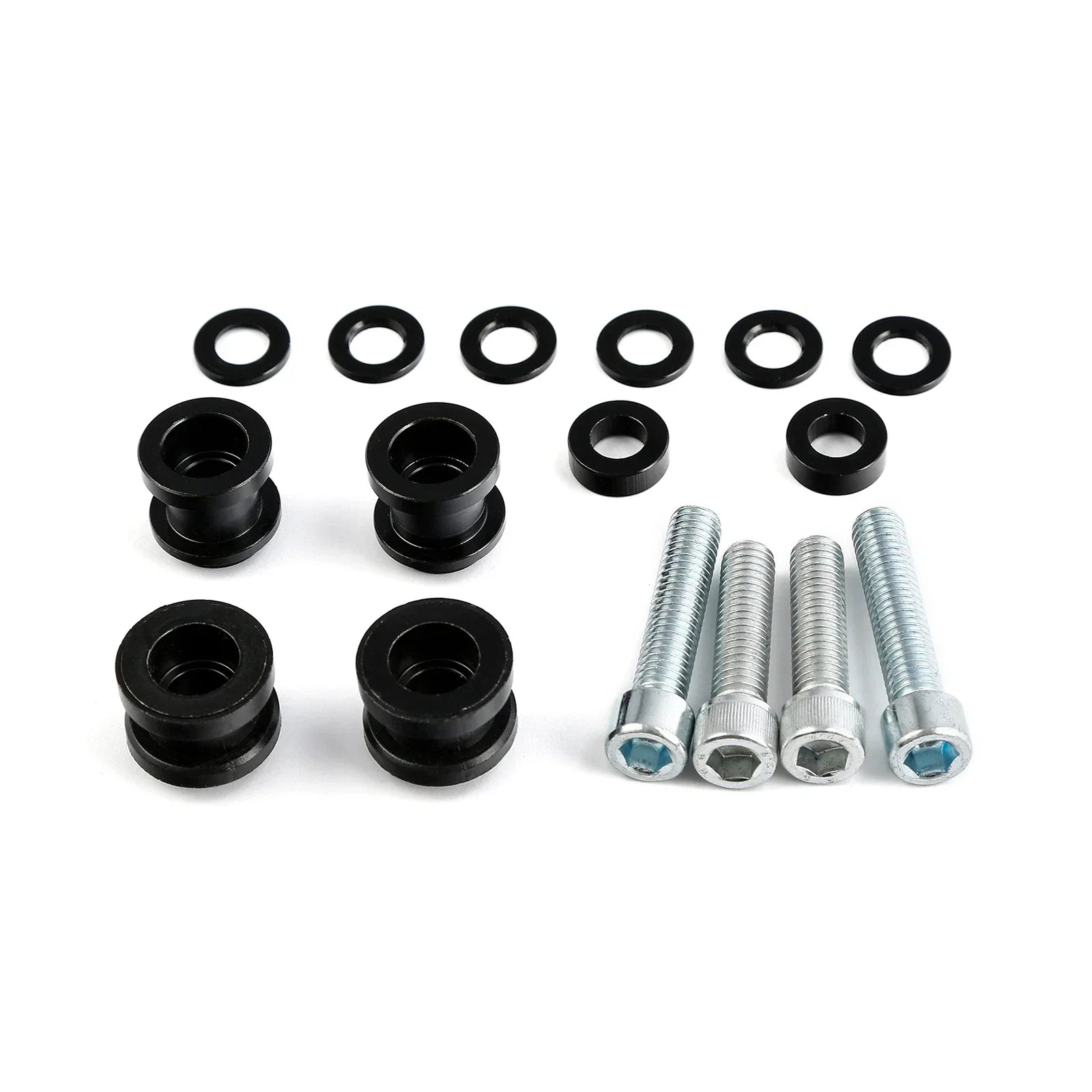 Black Docking Hardware Kit for Harley Softail Fat Boy Breakout (2018-2025)