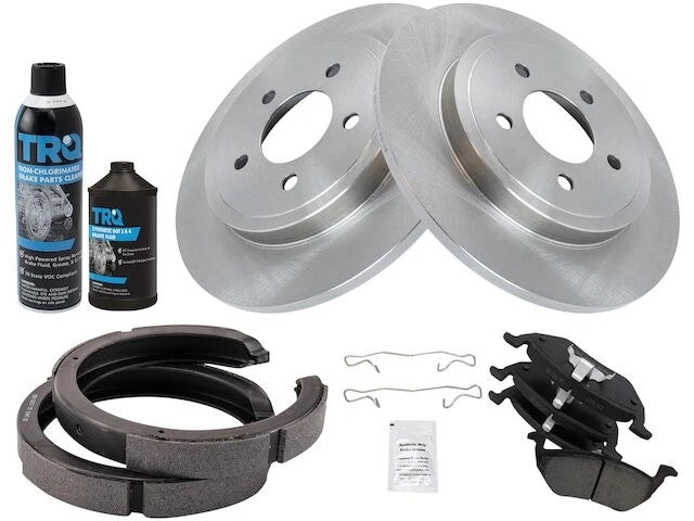 Rear Brake Pad Rotor Shoe Drum Kit for Mazda Tribute (2008) YS334VK