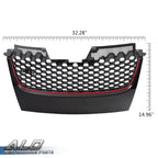 Front Bumper Upper Honeycomb Grille for VW GTI GLI Jetta MK5 (2006–2009)