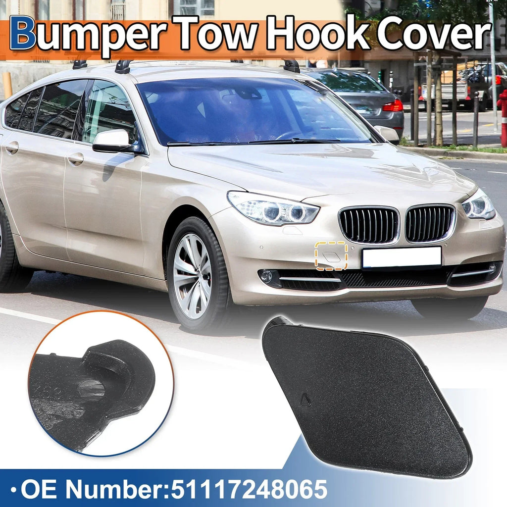 Front Right Tow Hook Cover for BMW 535i Sophisto Grey