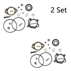 Set of 2 Carburetor Repair Kits for B&S 492495, 493762, 498260 (Replace)